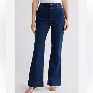 Bagatelle Collection Women's Dark Blue Flared Jeans